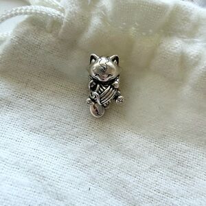 Pandora Kitten and Yarn Ball Charm